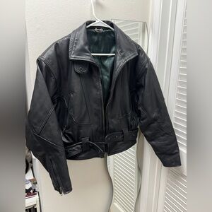 Vintage Real Leather Biker Jacket